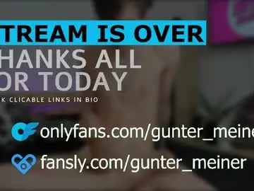 Chaturbate Best live sex cam show of guntermeiner