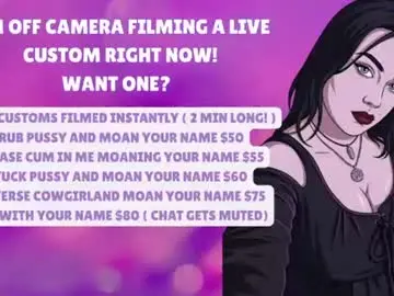 Chaturbate Nude Webcam of gothgirlfriendx