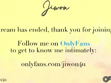 Chaturbate Free Porn Cam of jiwon4u