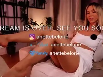 Chaturbate Sex Chat of anette_belorie