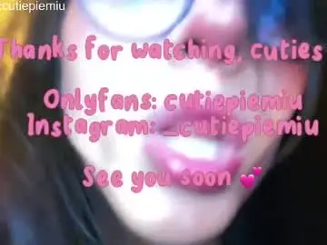 Chaturbate Private Sex Chat of cutiepiemiu