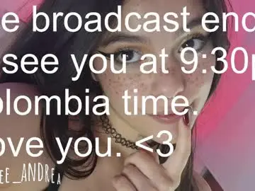 Chaturbate Best live sex cam show of cutee_andrea