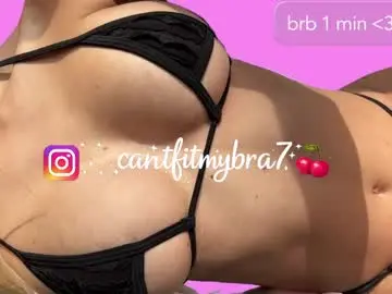 Chaturbate Best live sex cam show of cantfitmybra
