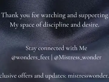 Chaturbate Private Sex Chat of wonders_feet