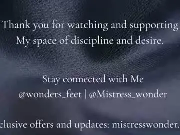 Chaturbate Private Sex Chat of wonders_feet