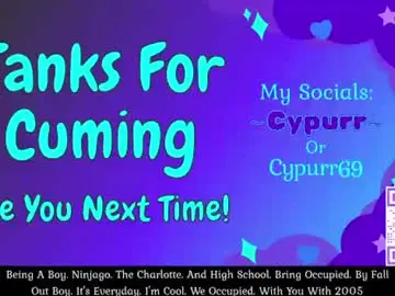 Chaturbate Adult Webcam of cypurr