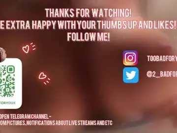 Chaturbate Watch Live Sex Cams of 2badforyou