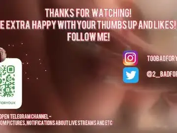 Chaturbate Sex Chat of 2badforyou