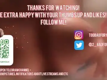 Chaturbate Best live sex cam show of 2badforyou