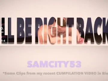 Chaturbate Best live sex cam show of samcity53