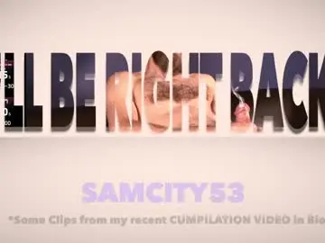 Chaturbate Sex Cam of samcity53