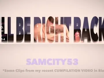 Chaturbate Best live sex cam show of samcity53
