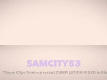 Chaturbate Best Webcam of samcity53