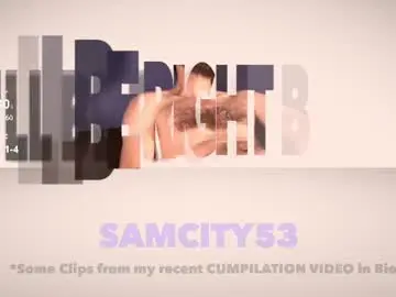 Chaturbate Watch Live Sex Cams of samcity53