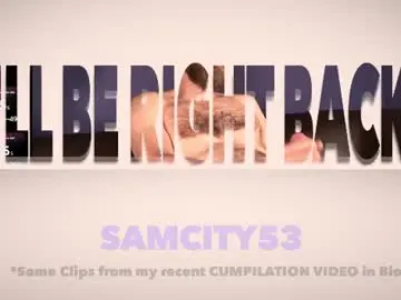 Chaturbate Live Sex Cam of samcity53