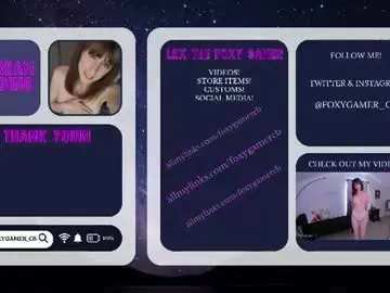 Chaturbate Live Sex of foxy_gamer
