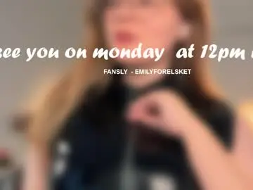 Chaturbate Best live sex cam show of emilyforelsket