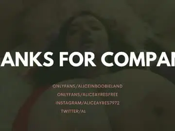 Chaturbate Adult Video Chat of aliceinboobieland