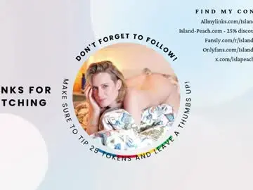 Chaturbate Live Sex of island_peach