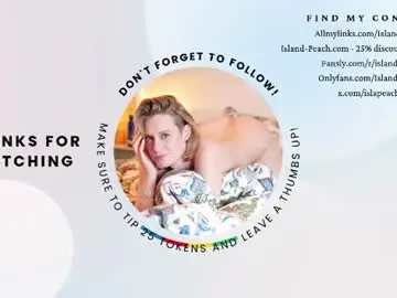 Chaturbate Live Sex of island_peach