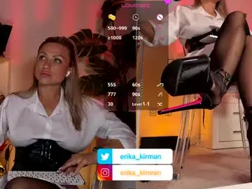 Chaturbate Best live sex cam show of erika_kirman