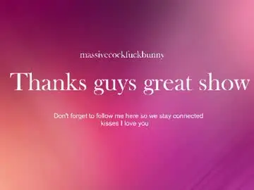 Chaturbate Live Sex of massivecockfuckbunny
