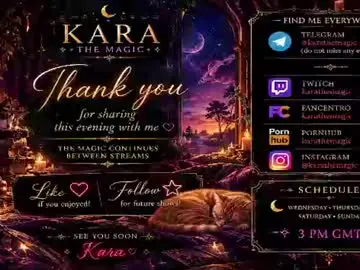 Chaturbate Nude Webcam of karathemagic