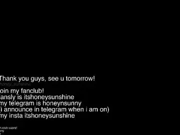 Chaturbate Live Sex Cam of honey_sunshine