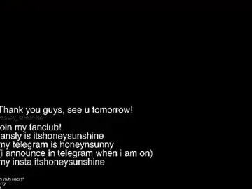 Chaturbate Free Live Porn of honey_sunshine