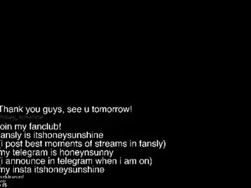 Chaturbate Nude Webcam of honey_sunshine