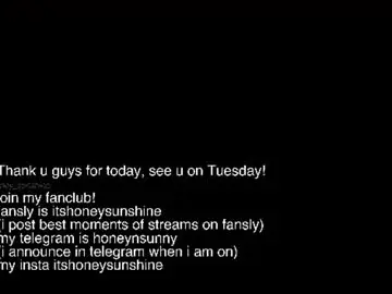 Chaturbate Live Porn of honey_sunshine