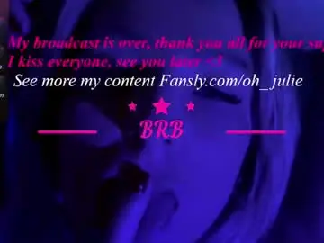 Chaturbate Nude Webcam of oh_julie